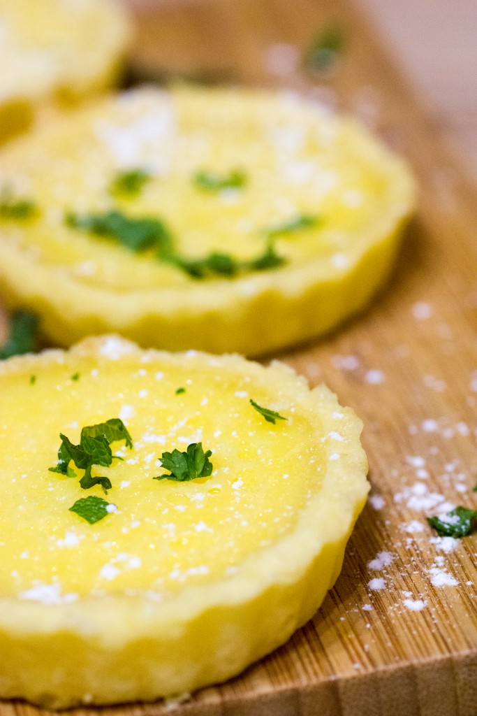 Tartelettes à la crème et au citron
